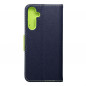 Samsung Galaxy A25 5G Portefeuilles Fancy Book Marine / Citron vert