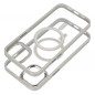 Apple iPhone 15 Plus Coque Color Edge Mag MagSAFE  Gris titane