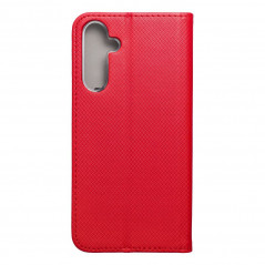 Samsung Galaxy A25 5G Portefeuilles Smart Case Book Rouge