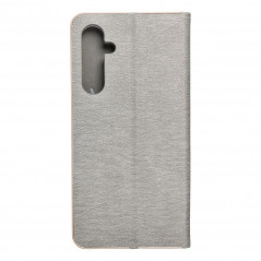 Samsung Galaxy S23 FE Portefeuilles LUNA Book Gold Élégant  Argenté