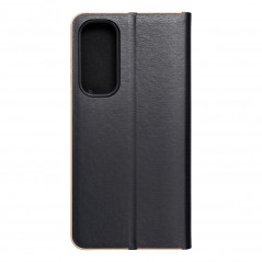 Samsung Galaxy A35 Portefeuilles LUNA Book Gold Élégant  Noir