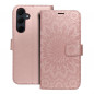 Samsung Galaxy A35 Portefeuilles MEZZO Book Mandala  Or rose
