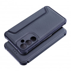 Samsung Galaxy A35 Portefeuilles Razor Book Fibre de carbone, Modèle de carbone  Bleu