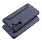 Samsung Galaxy A35 Portefeuilles Razor Book Fibre de carbone, Modèle de carbone Bleu Samsung Galaxy A35 Portefeuilles Razor Book Fibre de carbone, Modèle de carbone Bleu