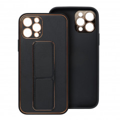 Samsung Galaxy A05 Coque LEATHER Case Kickstand Noir