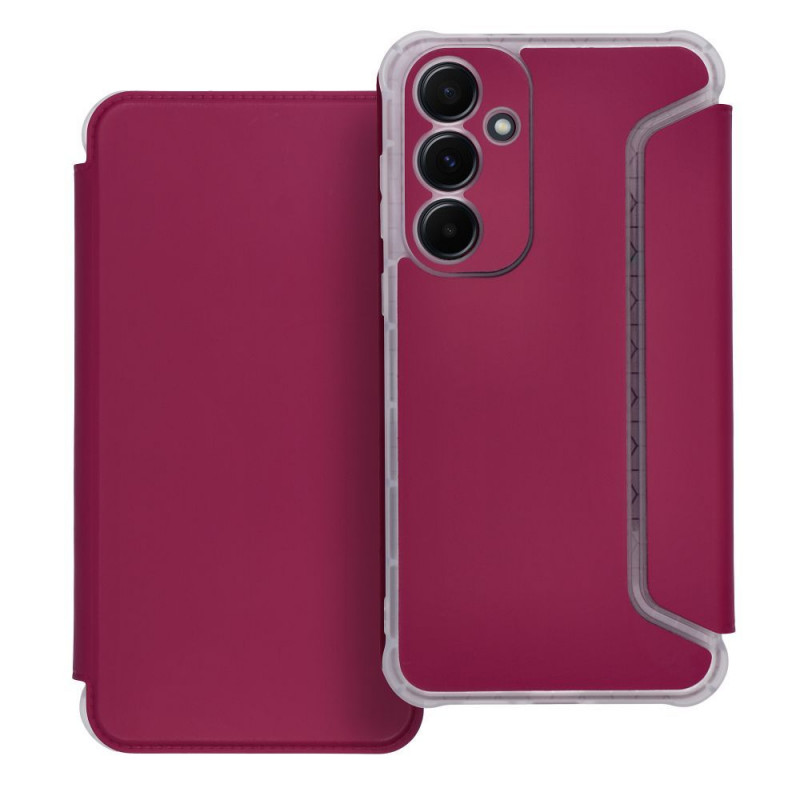 Samsung Galaxy A55 Portefeuilles Piano Book Magenta