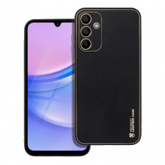 Samsung Galaxy A15 5G Coque Leather Noir