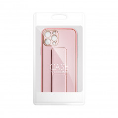Samsung Galaxy A15 5G Coque LEATHER Case Kickstand Rose