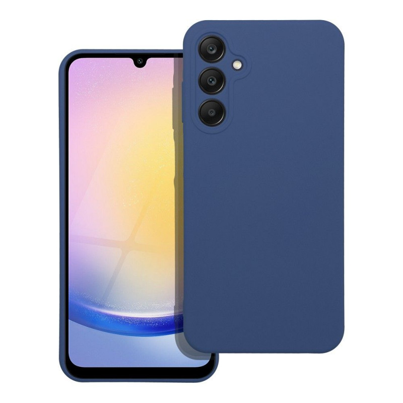 Samsung Galaxy A25 5G Coque Silicone Élégant  Bleu