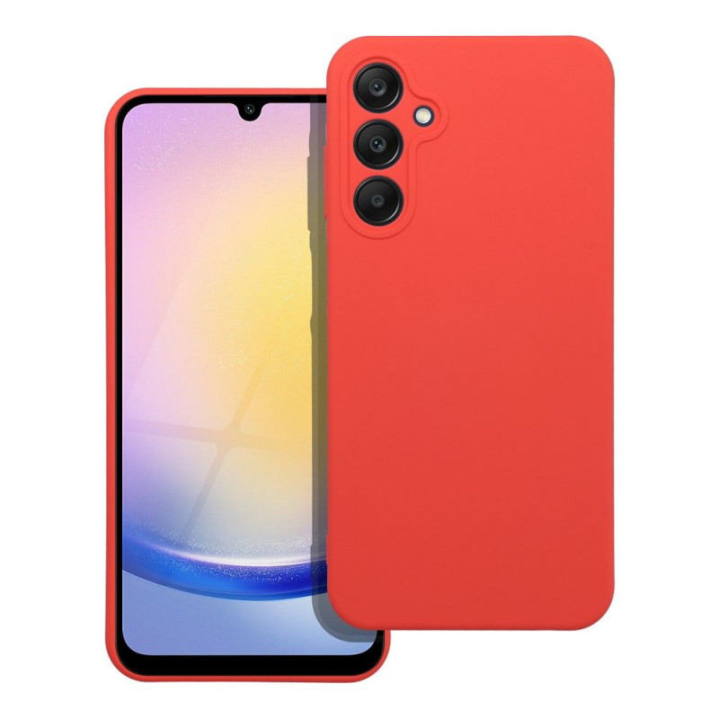 Samsung Galaxy A25 5G Coque Silicone Élégant  Pêche