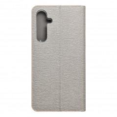 Samsung Galaxy A55 Portefeuilles LUNA Book Gold Élégant  Argenté