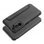 Samsung Galaxy A05s Portefeuilles Razor Book Fibre de carbone, Modèle de carbone  Noir