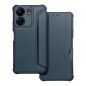 XIAOMI Redmi 13C Portefeuilles Razor Book Fibre de carbone, Modèle de carbone  Bleu