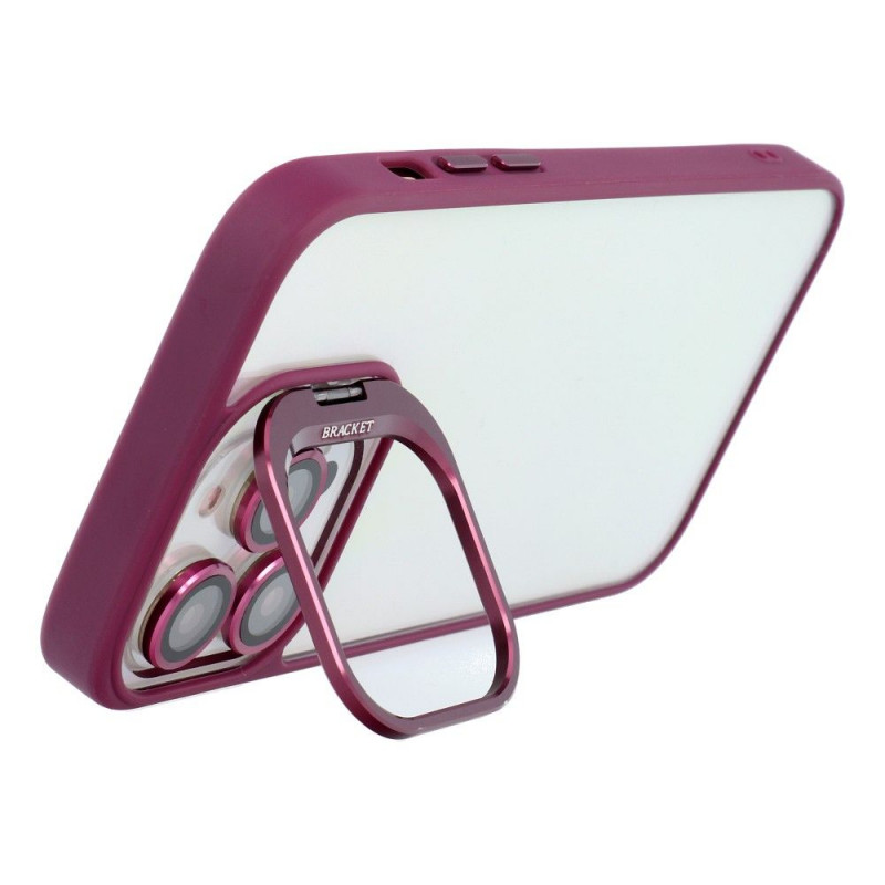 Apple iPhone 13 Coque Bracket Pourpre foncé