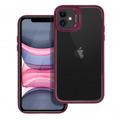 Apple iPhone 11 Coque Bracket Pourpre foncé