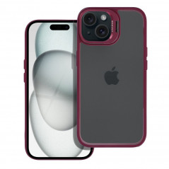 Apple iPhone 15 Coque Bracket Pourpre foncé
