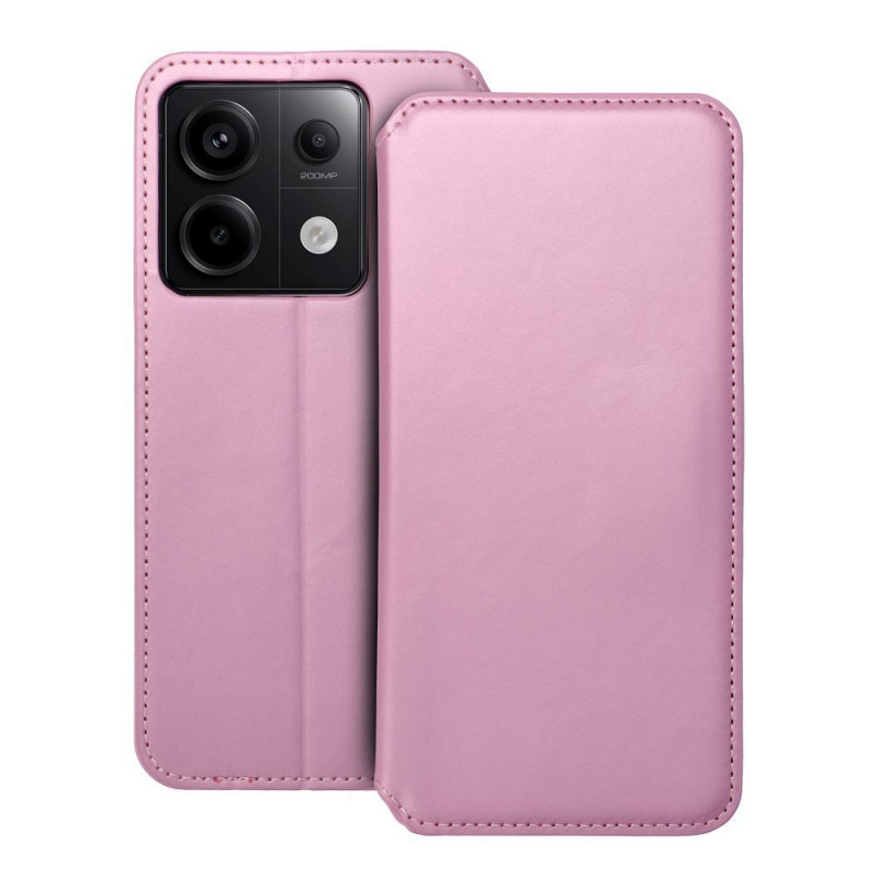 XIAOMI Redmi Note 13 Pro 5G Portefeuilles Dual Pocket book Rose clair