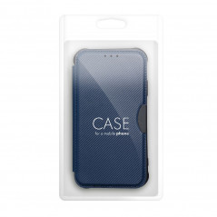 XIAOMI Redmi Note 13 Pro Plus 5G Portefeuilles Razor Book Fibre de carbone, Modèle de carbone  Bleu