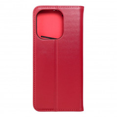 XIAOMI Redmi Note 13 4G Portefeuilles Leather case SMART PRO Élégant  Bordeaux