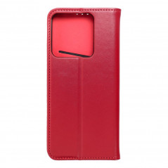 XIAOMI Redmi Note 13 5G Portefeuilles Leather case SMART PRO Élégant  Bordeaux