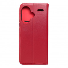 XIAOMI Redmi Note 13 Pro Plus 5G Portefeuilles Leather case SMART PRO Élégant  Bordeaux