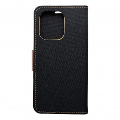 XIAOMI Redmi Note 13 4G Portefeuilles Canvas Book Noir