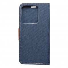 XIAOMI Redmi Note 13 Pro 5G Portefeuilles Canvas Book Bleu marine