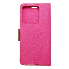 XIAOMI Redmi Note 13 Pro 5G Portefeuilles Canvas Book Rose