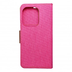 XIAOMI Redmi Note 13 Pro 4G Portefeuilles Canvas Book Rose