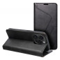 Apple iPhone 15 Pro Portefeuilles Forcell F-PROTECT RFID Blocker Book Élégant  Noir