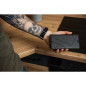 Apple iPhone 15 Pro Portefeuilles Forcell F-PROTECT RFID Blocker Book Élégant  Noir