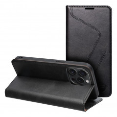 Apple iPhone 15 Pro Max Portefeuilles Forcell F-PROTECT RFID Blocker Book Élégant  Noir