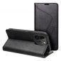 Apple iPhone 14 Pro Portefeuilles Forcell F-PROTECT RFID Blocker Book Élégant  Noir