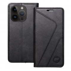 Apple iPhone 14 Pro Portefeuilles Forcell F-PROTECT RFID Blocker Book Élégant  Noir