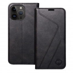 Apple iPhone 14 Pro Max Portefeuilles Forcell F-PROTECT RFID Blocker Book Élégant  Noir