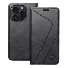 Apple iPhone 14 Portefeuilles Forcell F-PROTECT RFID Blocker Book Élégant  Noir
