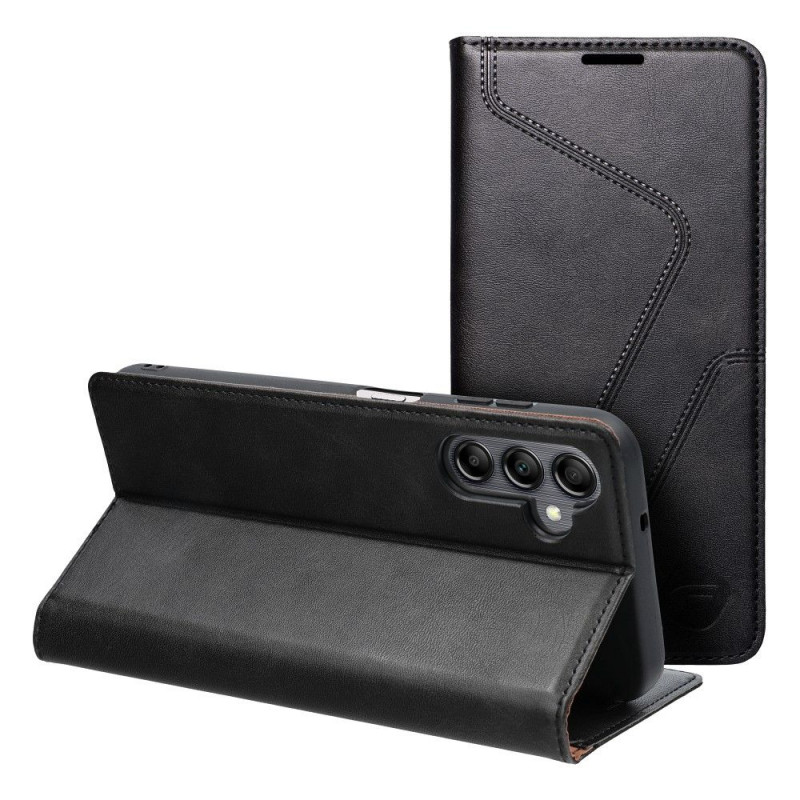 Samsung Galaxy A14 5G Portefeuilles Forcell F-PROTECT RFID Blocker Book Élégant  Noir