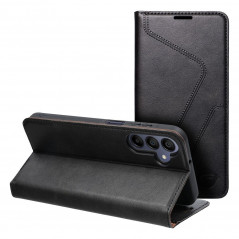 Samsung Galaxy A15 5G Portefeuilles Forcell F-PROTECT RFID Blocker Book Élégant  Noir