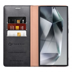 Samsung Galaxy A55 Portefeuilles Forcell F-PROTECT RFID Blocker Book Élégant  Noir