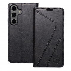 Samsung Galaxy S24 Portefeuilles Forcell F-PROTECT RFID Blocker Book Élégant  Noir