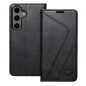 Samsung Galaxy S24 Portefeuilles Forcell F-PROTECT RFID Blocker Book Élégant  Noir