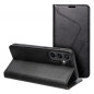 Samsung Galaxy S24 Portefeuilles Forcell F-PROTECT RFID Blocker Book Élégant  Noir