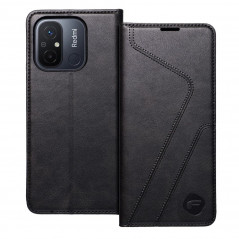XIAOMI Redmi 12C Portefeuilles Forcell F-PROTECT RFID Blocker Book Élégant  Noir