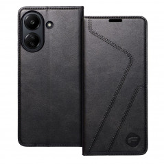 XIAOMI Redmi 13C Portefeuilles Forcell F-PROTECT RFID Blocker Book Élégant  Noir