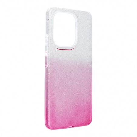 XIAOMI Redmi Note 13 4G Coque Shining Transparent et rose