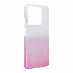 XIAOMI Redmi Note 13 5G Coque Shining Transparent et rose
