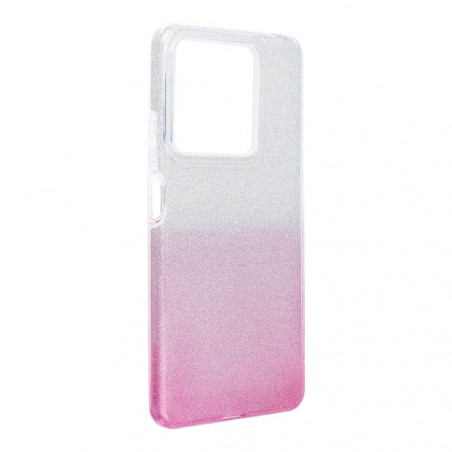 XIAOMI Redmi Note 13 5G Coque Shining Transparent et rose