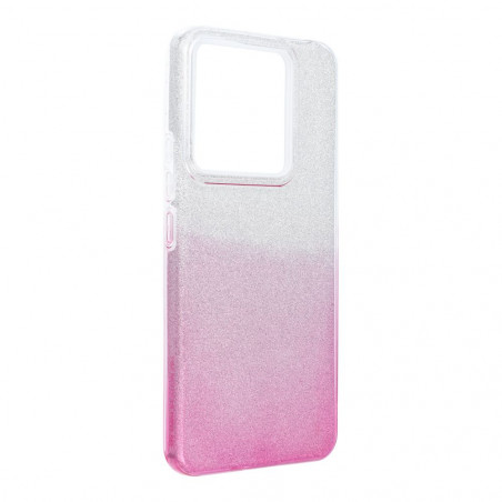 XIAOMI Redmi Note 13 Pro 5G Coque Shining Transparent et rose