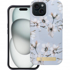 Apple iPhone 15 Coque Forcell F-Pprotect Mirage MagSAFE  Fleurs de printemps