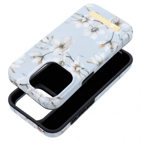 Apple iPhone 15 Pro Max Coque Forcell F-Pprotect Mirage MagSAFE  Fleurs de printemps